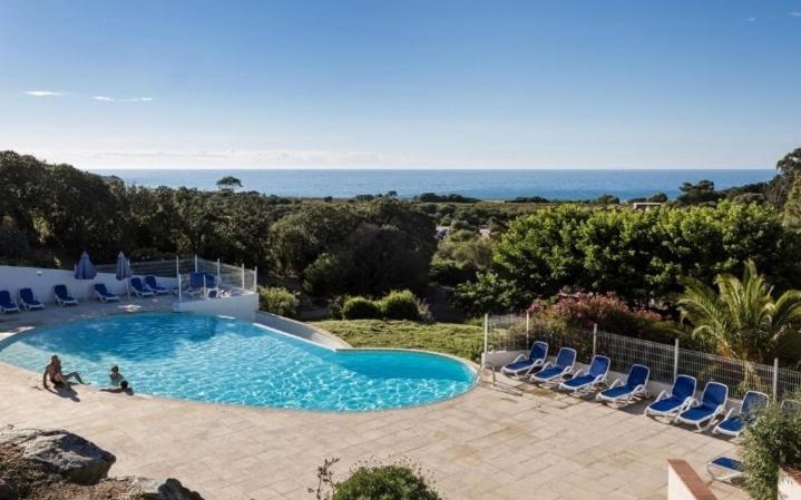 Capra Scorsa - Appt Vue Mer Et Piscine Partagee Belgodere  Exterior photo